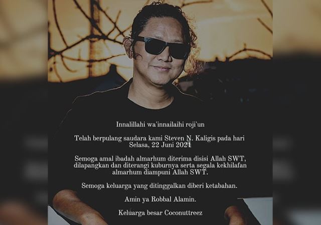 Tepeng, Vokalis Steven and Coconut Treez Meninggal Dunia