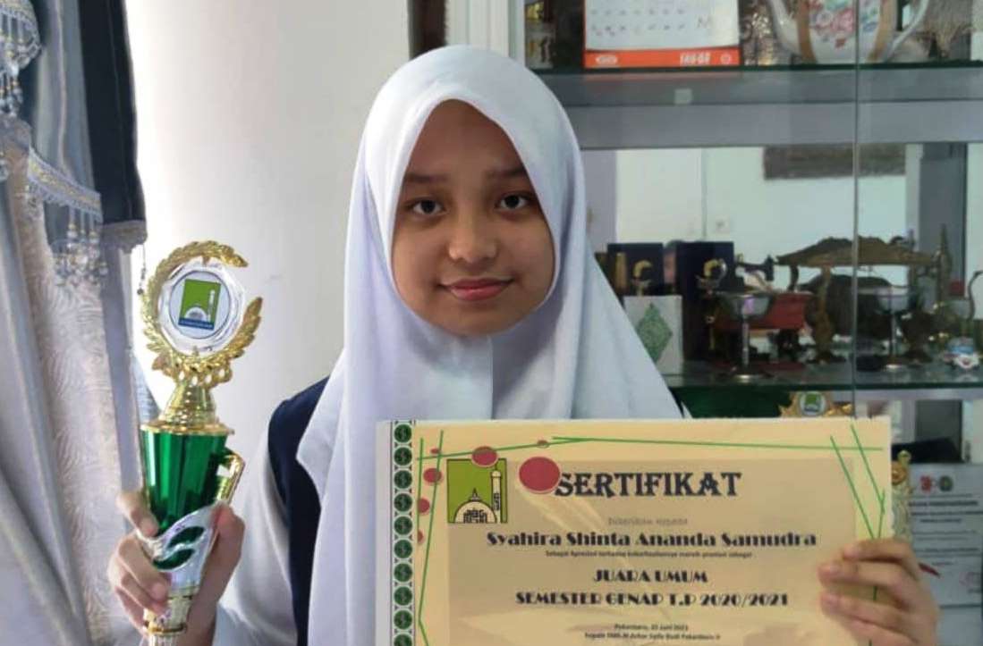 Syahira, Pelajar Asal Meranti Raih Juara 5 Olimpiade Pelajar Nasional