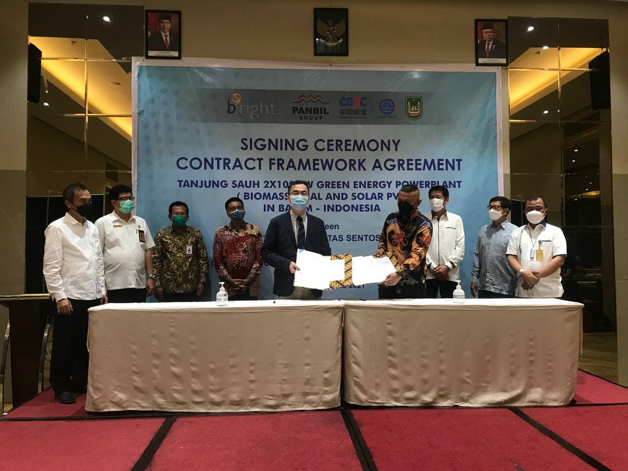 Panbil Group Teken MoU Pembangunan PLTU di Tanjung Sauh