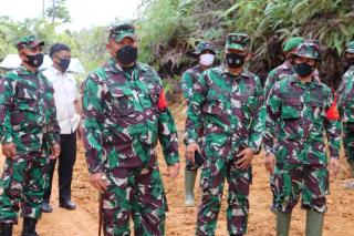TMMD di Lingga Bangun Jalan Buka Keterisoliran Desa Marok Tua