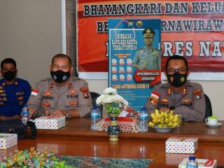 Kapolres Natuna Incar Penyebar Hoaks Vaksinasi Covid