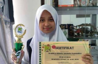 Syahira, Pelajar Asal Meranti Raih Juara 5 Olimpiade Pelajar Nasional