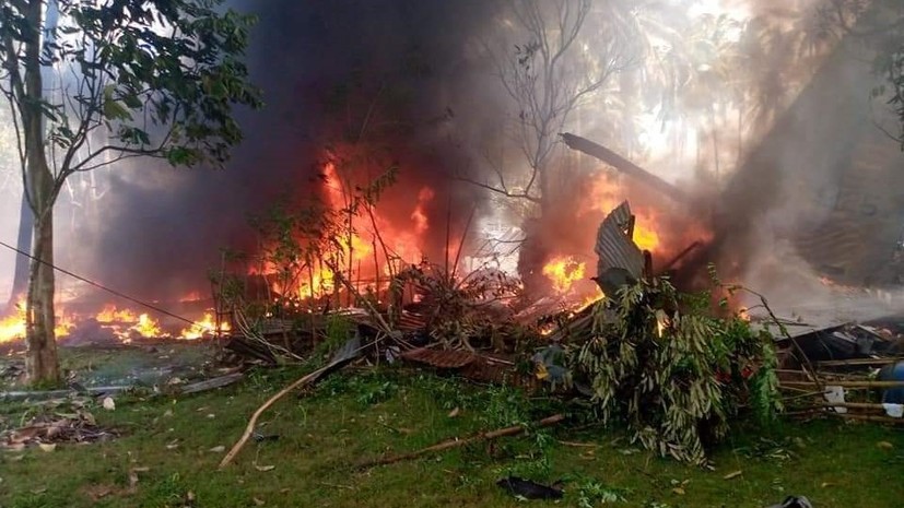 Pesawat Hercules Milik Militer Filipina Jatuh, 45 Tentara Tewas