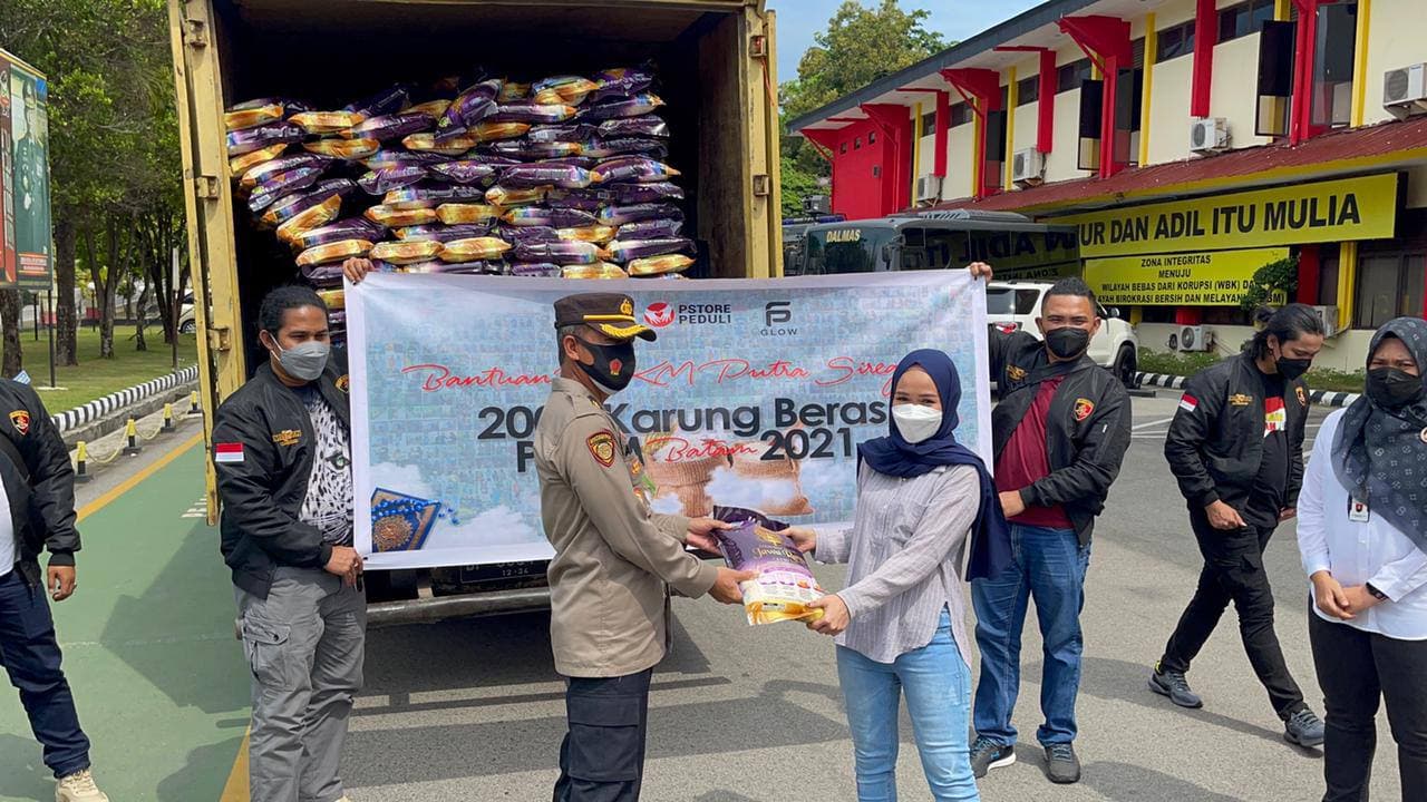 PPKM Darurat di Batam, PStore Sumbangkan 2.000 Karung Beras ke Warga