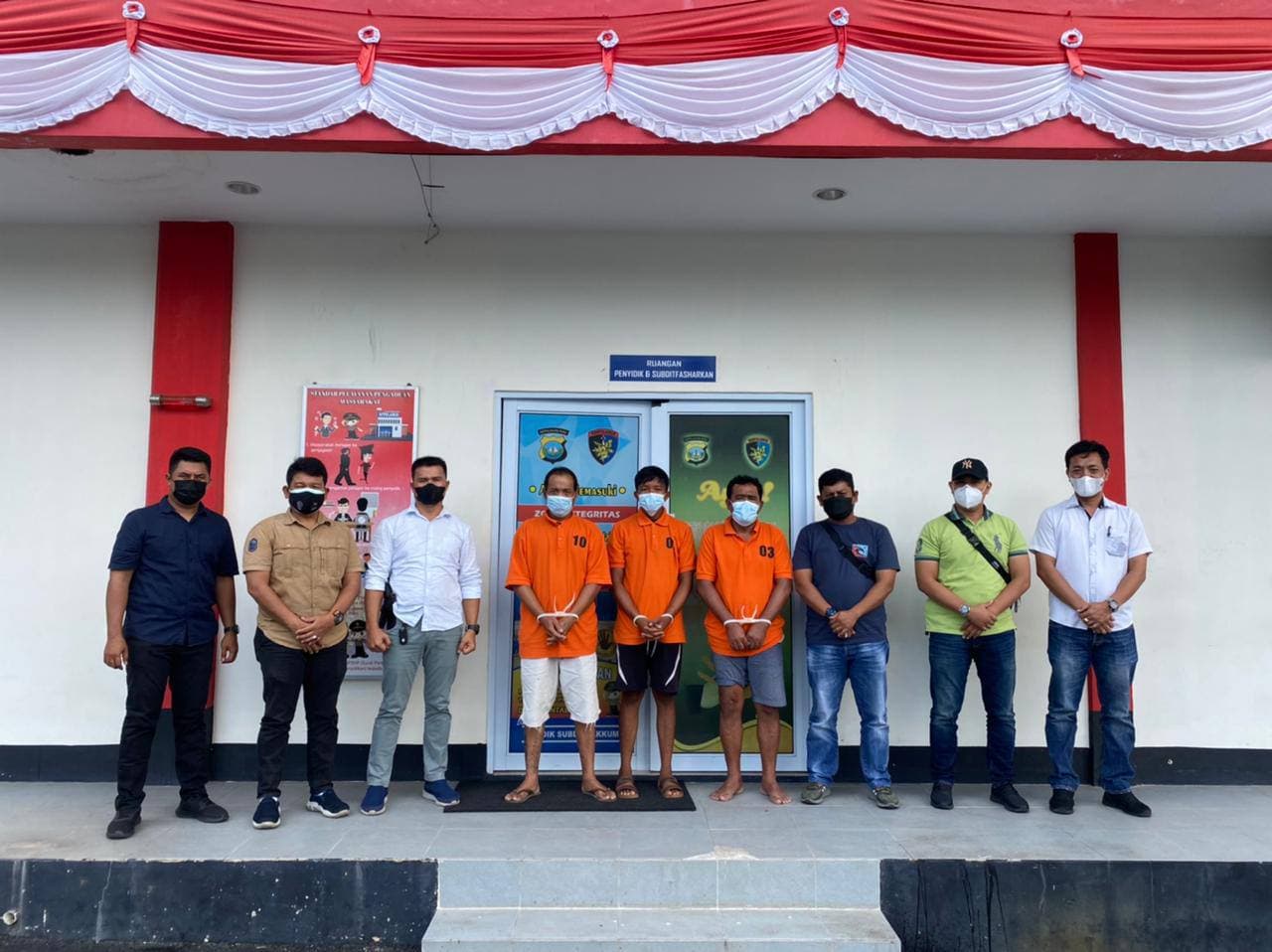 Tiga Kurir Sabu di Kundur Dicokok Polisi