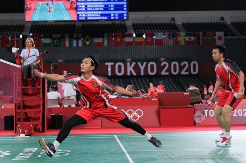 Ahsan/Hendra Gagal ke Final Olimpiade Tokyo