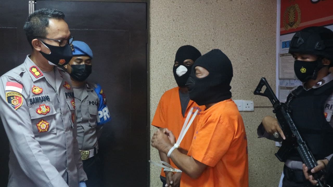 Polisi Bintan Bekuk Gondrong Buronan Penyelundup Sabu di Lombok