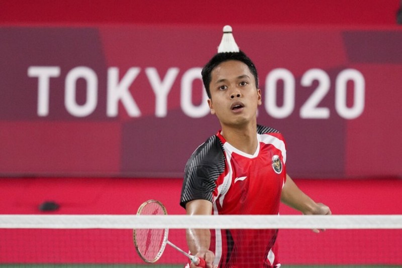 Bungkam Pebulutangkis Denmark, Anthony Ginting Lolos ke Semifinal Olimpiade Tokyo