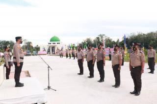 Belasan Personel Polres Meranti Naik Pangkat