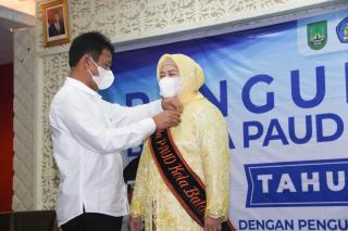 Bunda Paud Kota Batam Dikukuhkan, Marlin: Wujudkan Generasi Emas 2045