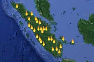 80 Titik Panas Terpantau di Sumatera, Terbanyak di Sumsel