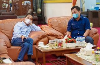 Wawako Batam Amsakar Achmad Temui Bupati Nizar, Bahas Apa?
