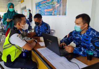 Lanud RSA Buka Layanan Vaksinasi Gratis di Bandara Raden Sadjad Natuna