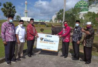 Natuna Dapat Bantuan Dua Ekor Sapi Kurban dari BPKH RI
