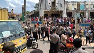 Seorang Pedagang Pasar Induk Jodoh Mendadak Meninggal Saat Penggusuran