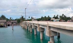 Dinas PUTR Lingga Lanjutkan Pembangunan Jembatan Tanjung Irat