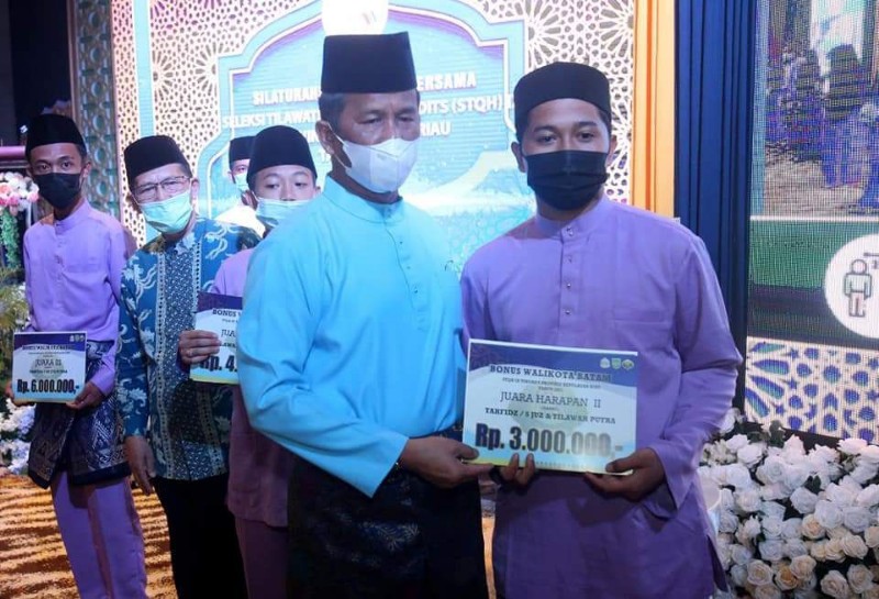 Juara STQH Kepri 2021 Asal Batam Dapat Bonus hingga Puluhan Juta