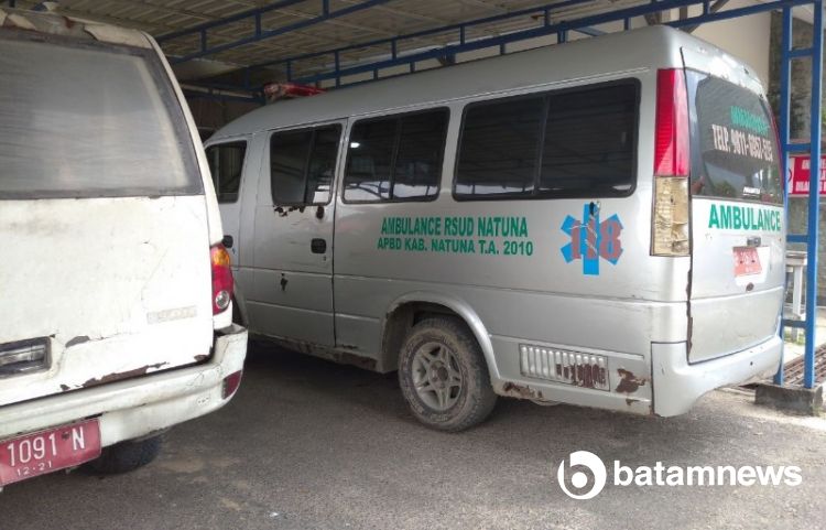 Mobil Ambulans RSUD Natuna Memprihatinkan, Ada yang Sudah Karatan