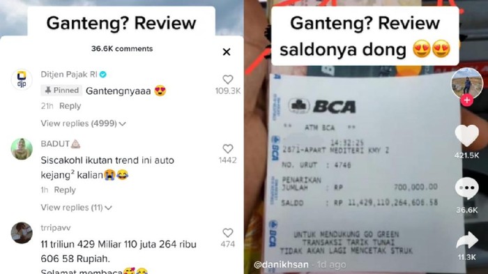 Pria Pamer Saldo Rp 11 T, Admin Ditjen Pajak: Gantengnya