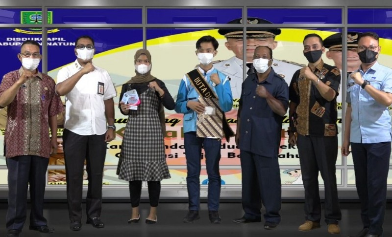 Disdukcapil Natuna Launching Inovasi Kadoku KeTaPel GetTah