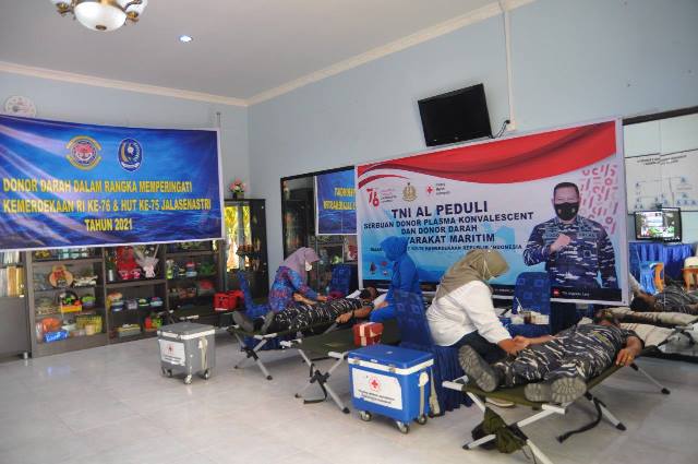 Donor Darah Lanal Karimun Sasar Pendonor Plasma Konvalesen