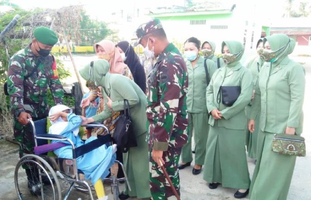 Dandim Karimun Terharu Lihat Sambutan Anak Asuh Yayasan PBBK