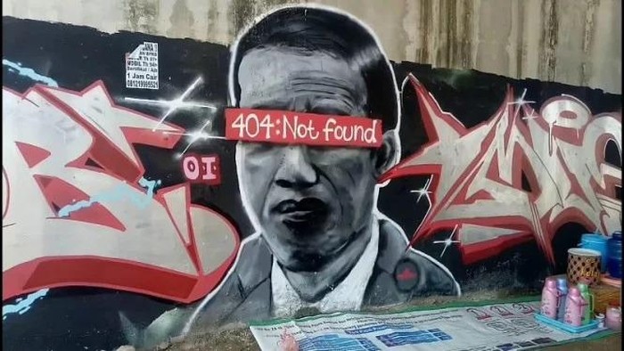 Mural 404 Not Found, Bisa Dibalas File Found