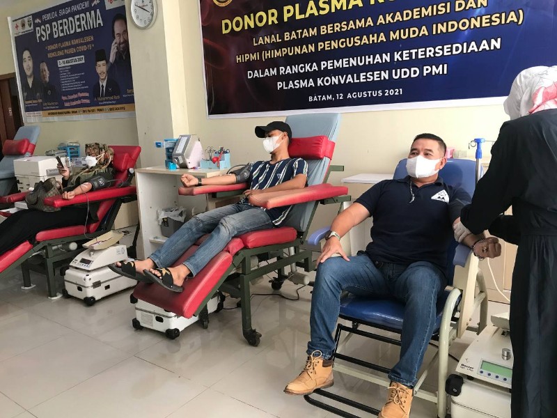 DPW Garda Pemuda NasDem Kepri Gelar Aksi Donor Plasma Konvalesen