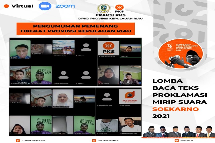 Pelajar Bintan Juarai Lomba Baca Teks Proklamasi Mirip Soekarno
