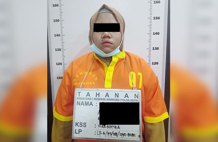Wanita di Batam Pemilik 155 Gram Putaw Terancam Hukuman Mati