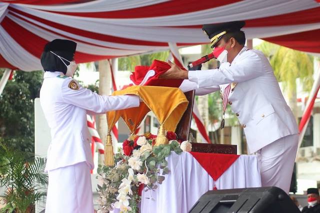 Upacara Peringatan Kemerdekaan RI, Rudi: Mari Bersama Bangun Batam