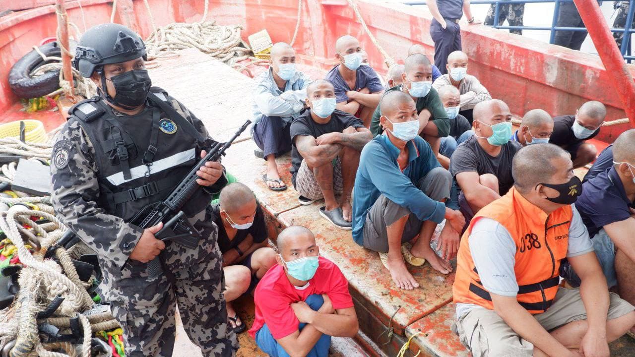 PSDKP Tangkap 2 Kapal Ikan Vietnam Curi Ikan di Perairan Natuna