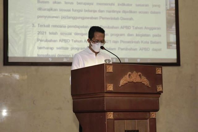 Ranperda APBD 2021, Pemko Batam Siap Jalankan Masukan Legislatif