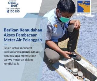 SPAM Batam Minta Pelanggan Beri Kemudahan Akses Petugas Pencatat Meter