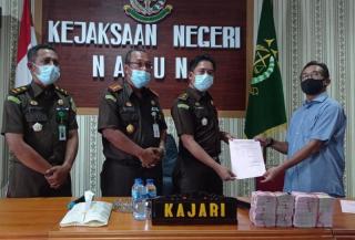 Mantan Bupati Natuna Kembalikan Rp 200 Juta Dana Korupsi