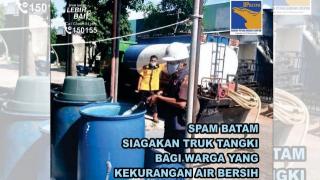 SPAM Batam Siagakan Tangki Air Bersih Antisipasi Gangguan Suplai