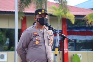 Pimpin Apel Perdana, AKBP Tony Pantano Tekankan 4 Poin untuk Personel Polres Karimun