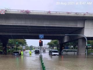 Otoritas Singapura Selidiki Penyebab Banjir di Persimpangan Pasir Ris
