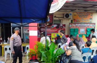 Polsek Sei Beduk Buka Gerai Vaksinasi, Target 200 Orang Per Hari