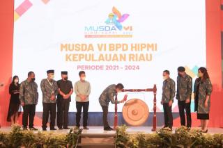 Hadiri Musda HIPMI Kepri, Rudi Singgung Mudahnya Berinvestasi di Batam