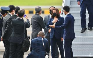 Wakil Presiden AS Kamala Harris Tiba di Singapura