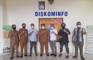 Diskominfo Lingga Kunker ke Tanjungpinang Bahas Pengelolaan Kerjasama Media
