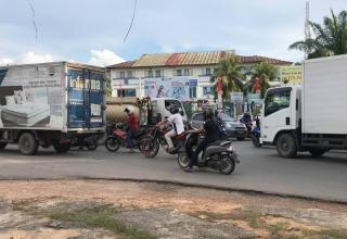 Macet Parah Sore Hari di Simpang Telkom Batam Bikin Risih Pengendara