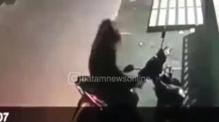 CCTV Rekam Aksi Curanmor di Kafe Sekala Tiban Indah Batam