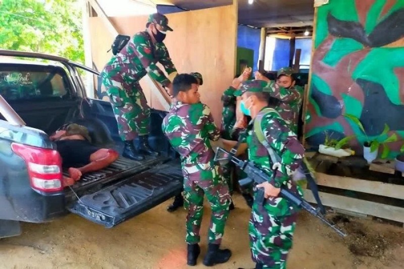 Posramil Maybrat Diserang OTK, 4 TNI Gugur dan 1 Hilang