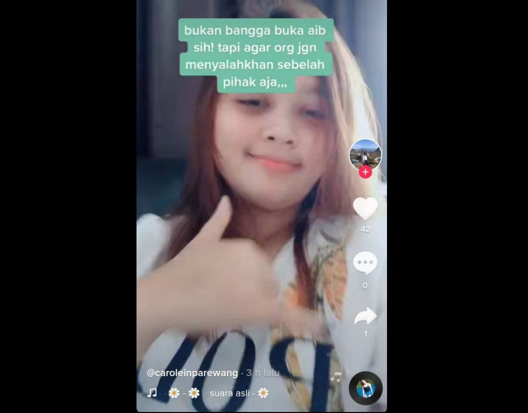 Sosok Carolein Parewang yang Ngaku 
