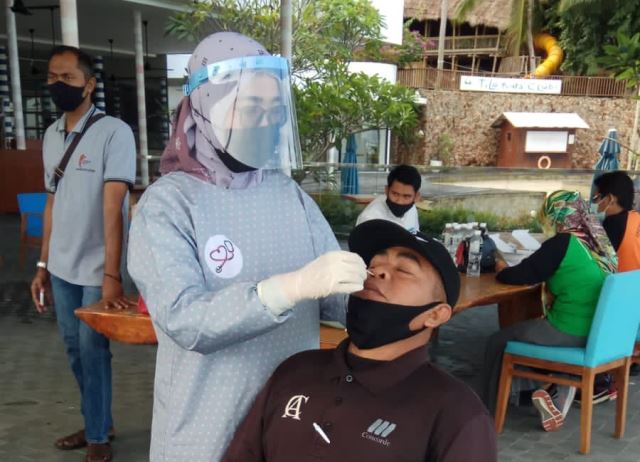 Antisipasi Covid-19, Seluruh Karyawan Montigo Resorts Jalani Tes Swab Antigen
