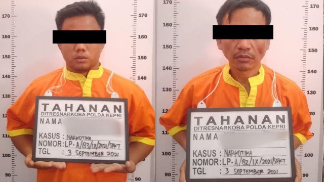 Dua Pengedar Narkoba Ditangkap di Batam, Barang Bukti 1,4 Kg Sabu