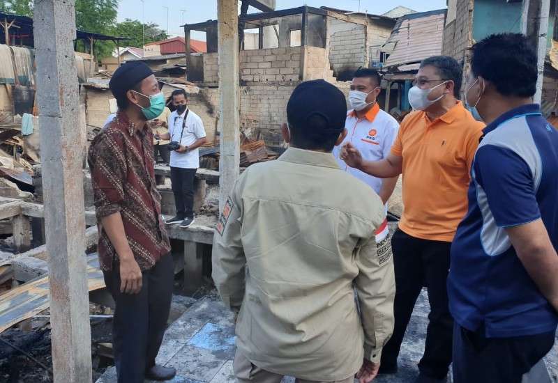 Waka II DPRD Kepri Ajak Warga Batam Bantu Korban Kebakaran Ruli Baloi Mas