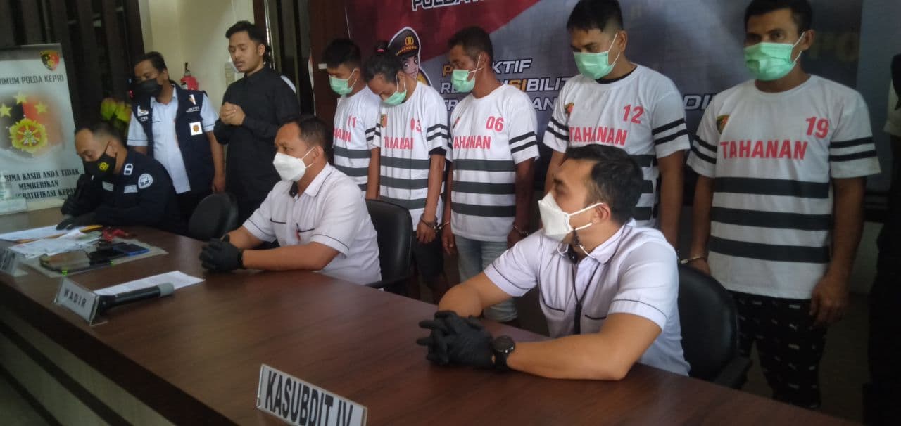 Polda Kepri Gerebek Penampungan PMI Ilegal di Bintan